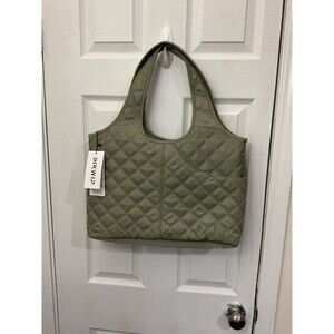 IHKWIP Quilted Everyday Shopper Tote with Crossbody Strap